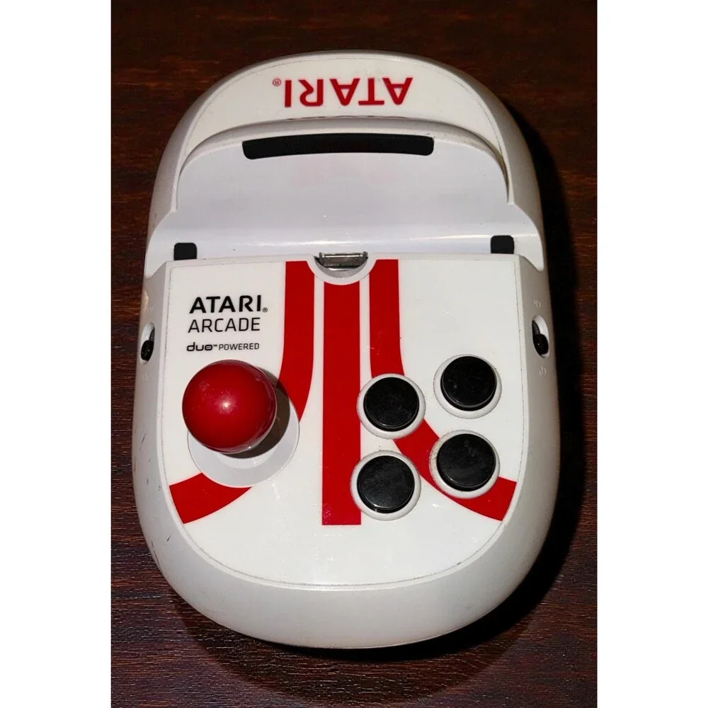 Atari Arcade Duo Powered Joystick Controller for iPad | Retro Gaming Accessory